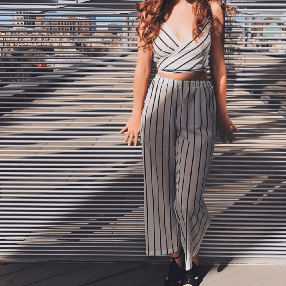 Striped Jumpsuit